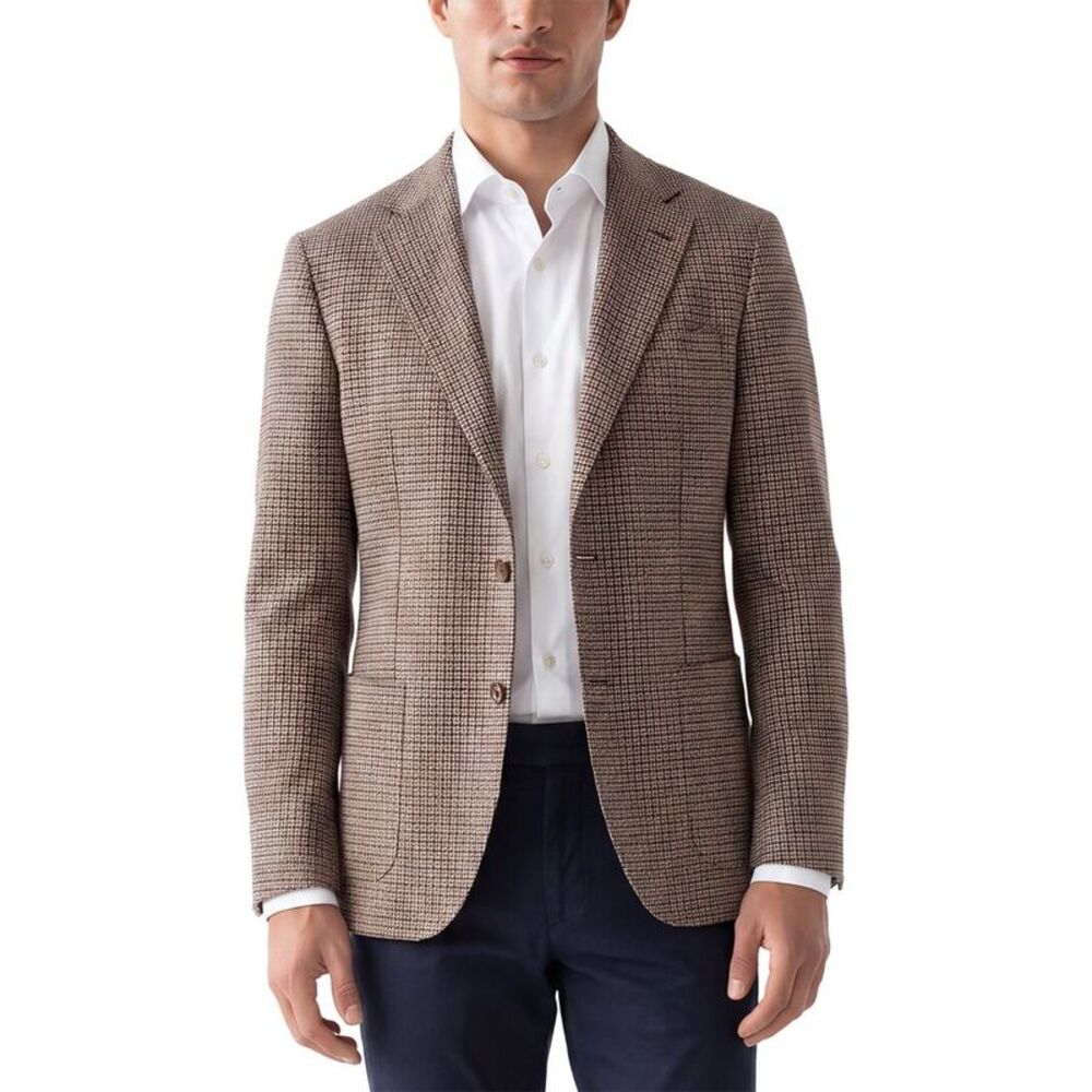 Corneliani Mens  Cc Collection Virgin Wool Jacket, Blue